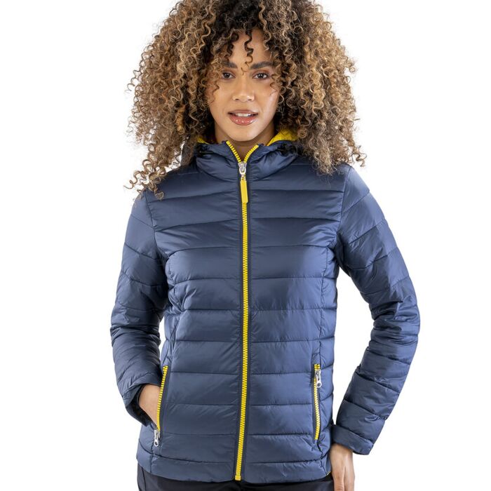 Women's Urban snow bird hooded jacket Thumbnail