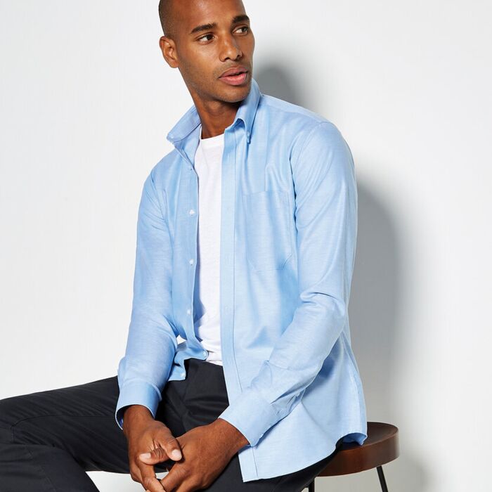 Slim fit workwear Oxford shirt long-sleeved (slim fit) Thumbnail