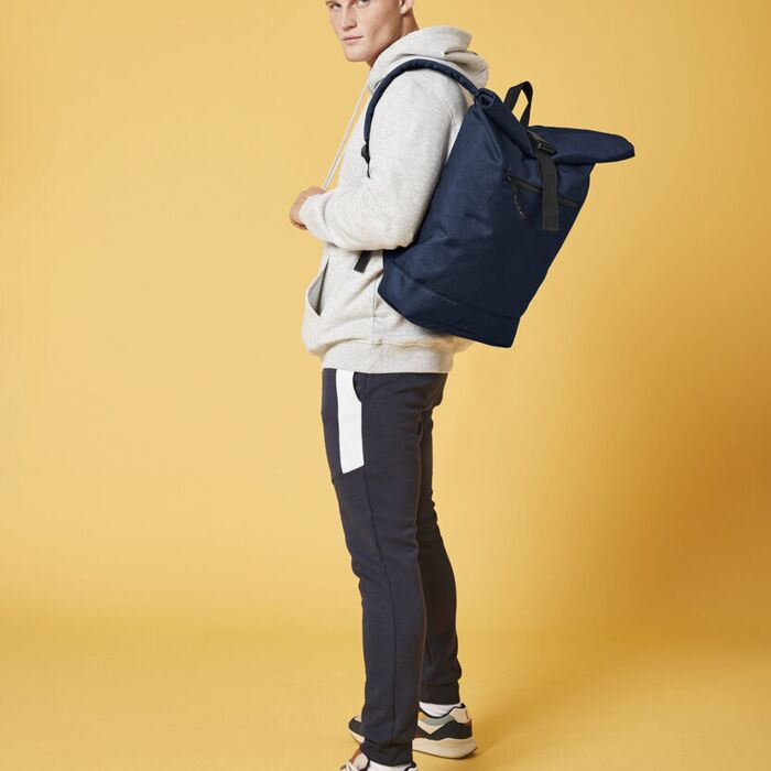 Recycled rolled-top backpack Thumbnail