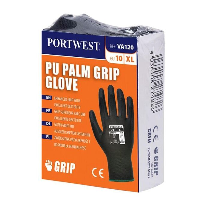 Portwest Vending PU Palm Black Thumbnail