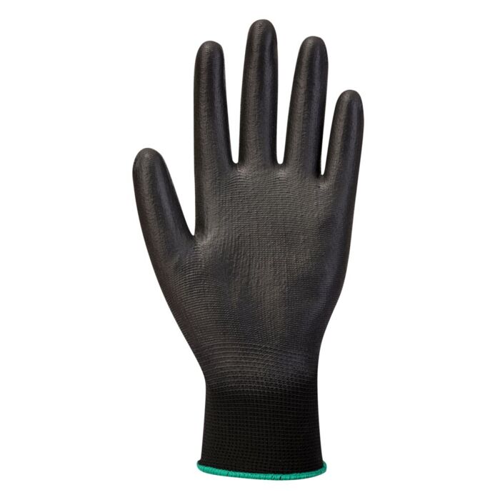 Portwest PU Palm Glove Latex Free (Retail Pack) Black Thumbnail