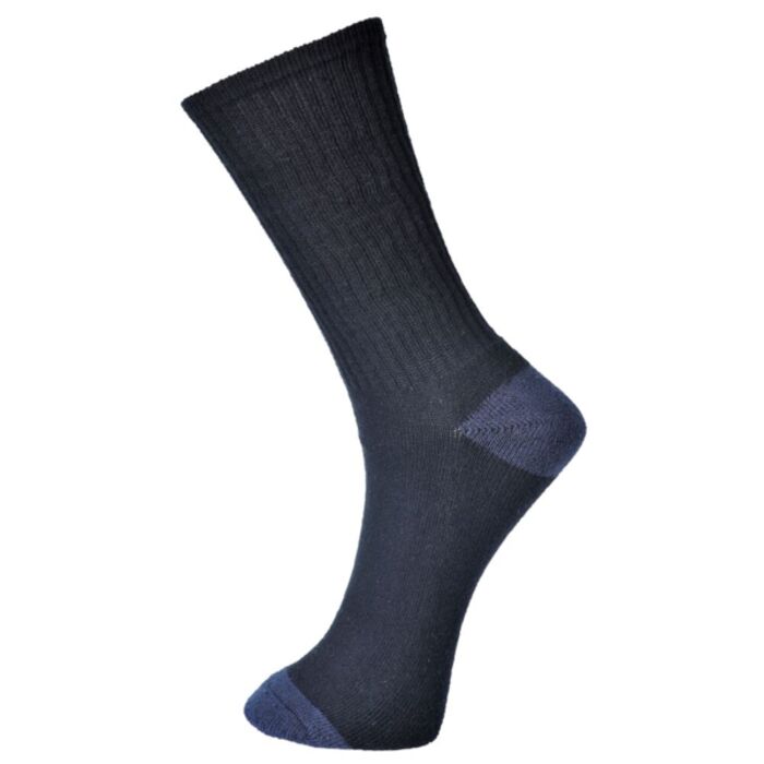 Portwest Classic Cotton Sock Black Thumbnail