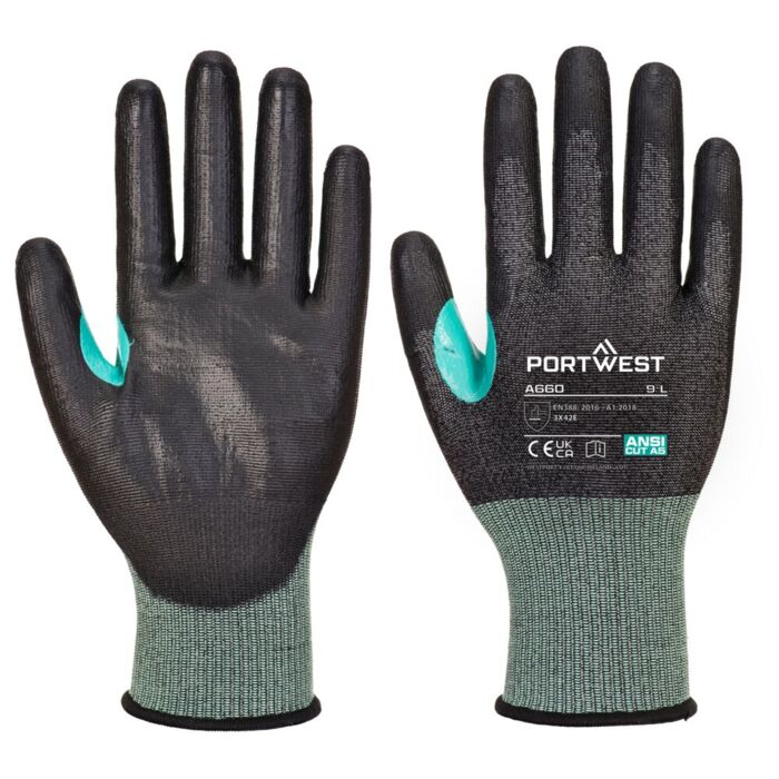Portwest CS VHR18 PU Cut Glove Black Thumbnail