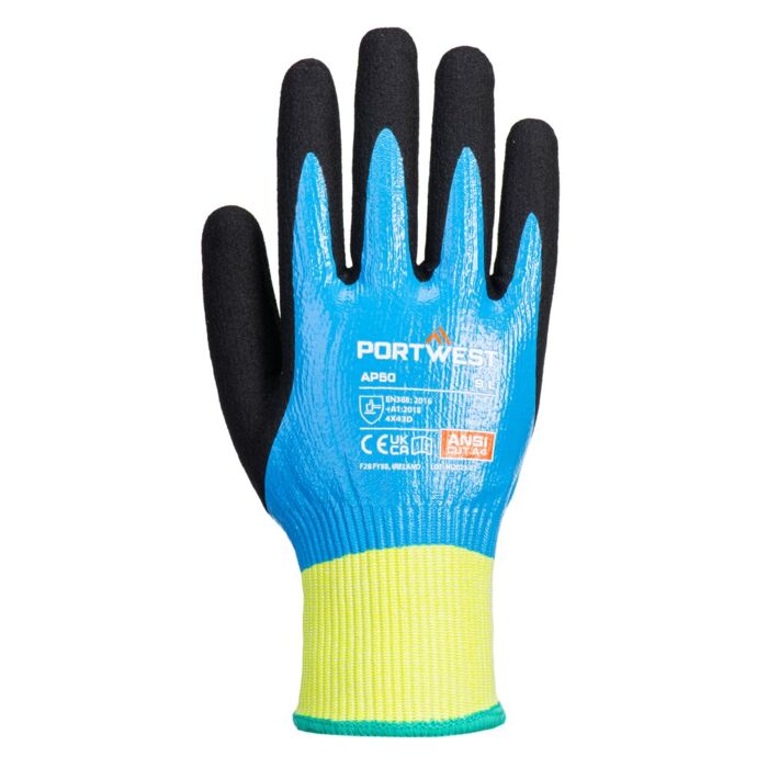 Portwest Aqua Cut Pro Glove Blue/Black Thumbnail