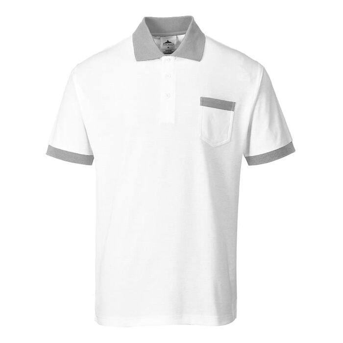 Portwest Painters Pro Polo Shirt White Thumbnail