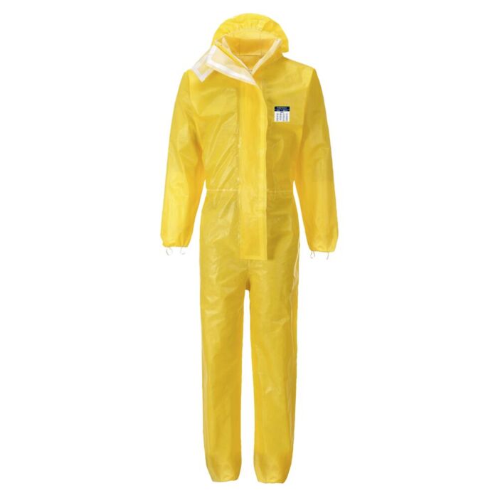 Portwest Biztex 3/4/5/6 Coverall Yellow Thumbnail