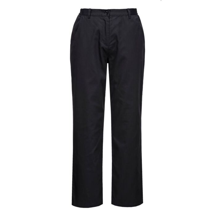 Portwest Rachel Chef Trousers Black Thumbnail