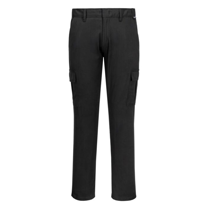 Portwest Stretch Combat Trousers Black Thumbnail