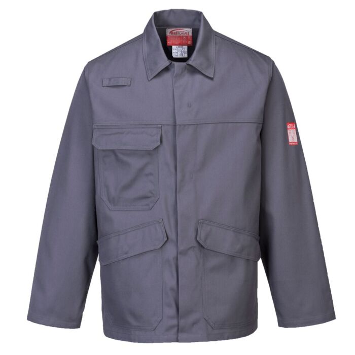 Portwest Bizflame Pro Jacket Grey Thumbnail