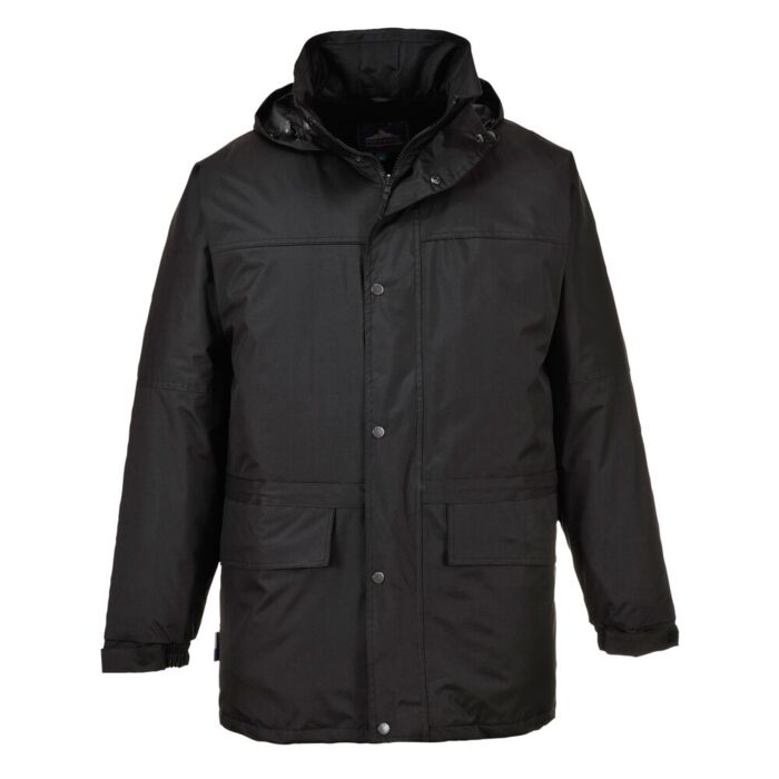 Portwest Oban Fleece Lined Jacket Black Black Thumbnail
