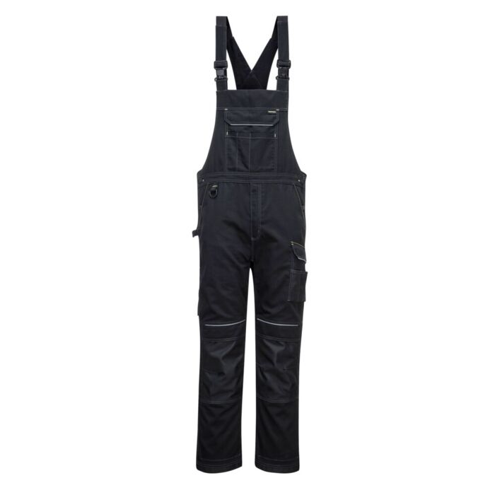 Portwest PW3 Urban Work Bib & Brace Black Thumbnail