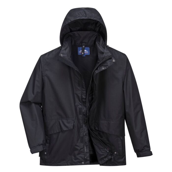 Portwest Argo Classic 3in1 Jacket Black Thumbnail