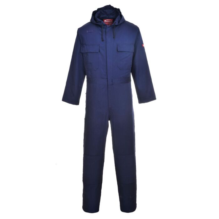 Portwest BizWeld Hooded Coverall Navy Thumbnail