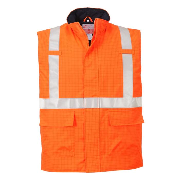 Portwest Bizflame FR Bodywarmer Orange Thumbnail