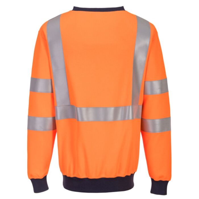 Portwest Flame Resistant RIS Sweatshirt Orange Thumbnail