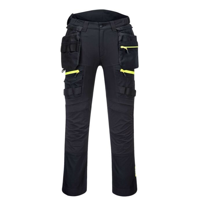 Portwest DX4 Detachable Holster Pocket Trouser Black Black Thumbnail