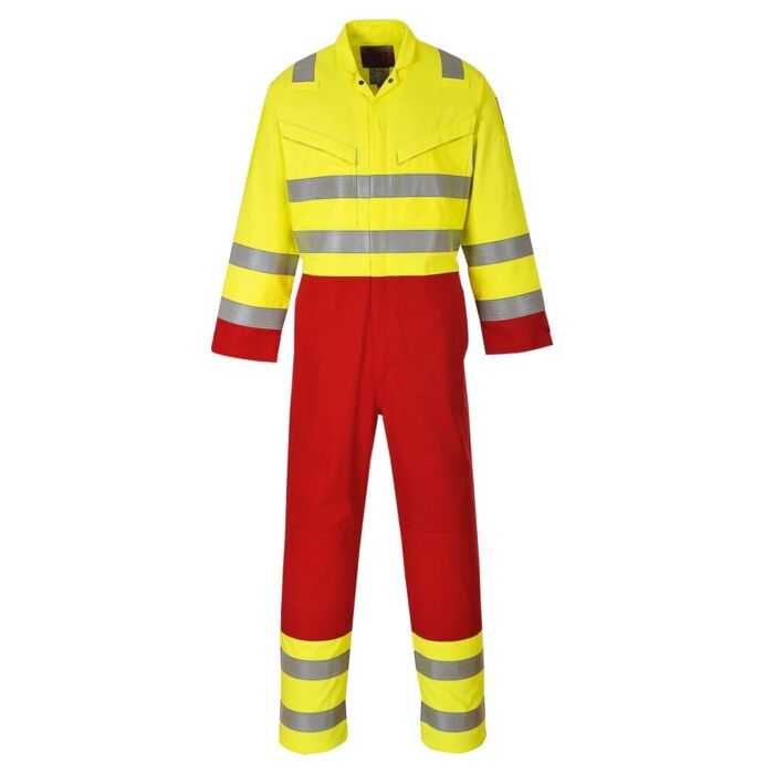 Portwest Bizflame Services Coverall Yellow Thumbnail