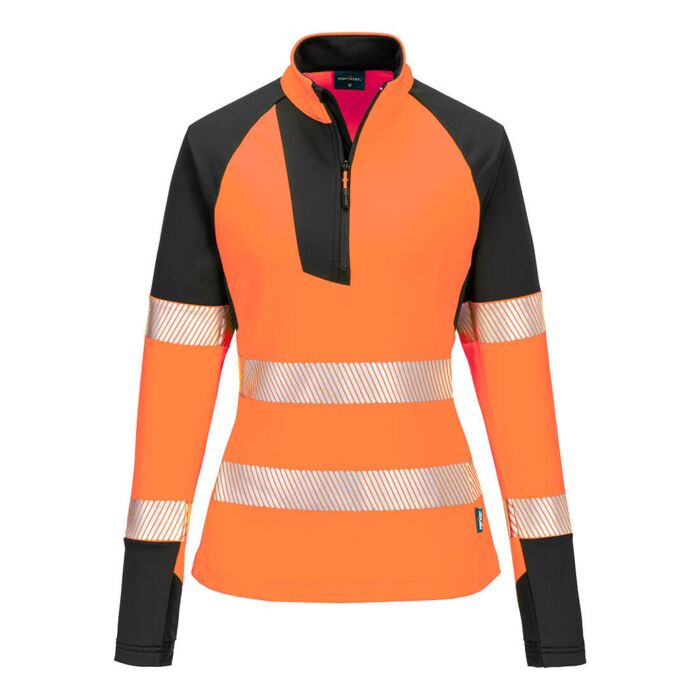 Portwest PW3 Hi-Vis Women's 1/4 Zip Sweatshirt Thumbnail