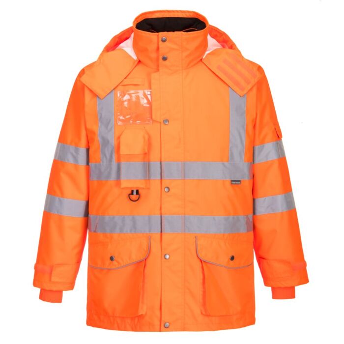 Portwest Hi-Vis 7-in-1 Jacket RIS Orange Thumbnail