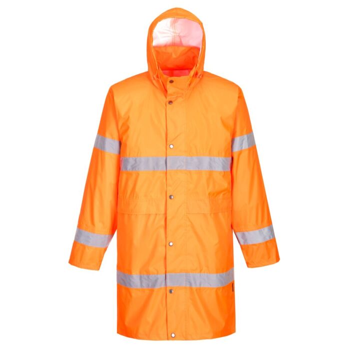 Portwest Hi-Vis Coat 100cm Orange Thumbnail