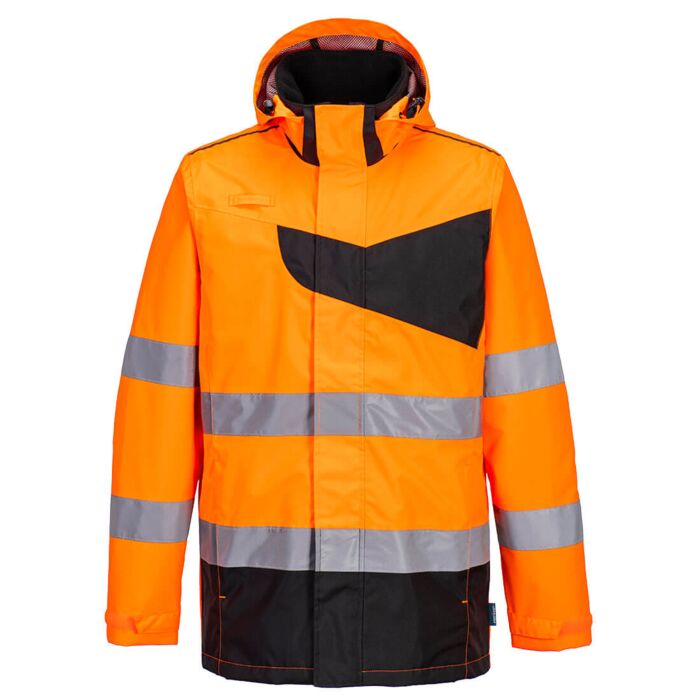 Portwest PW2 Hi-Vis Rain Jacket Thumbnail