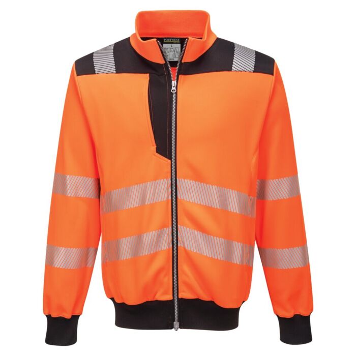 Portwest PW3 Hi-Vis Sweatshirt Orange/Black Thumbnail