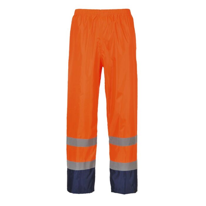 Portwest Hi-Vis Classic Contrast Trousers Orange Thumbnail