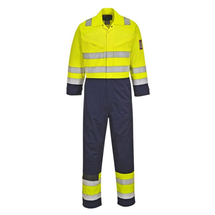 Portwest Hi Vis Modaflame Coverall Yellow Thumbnail