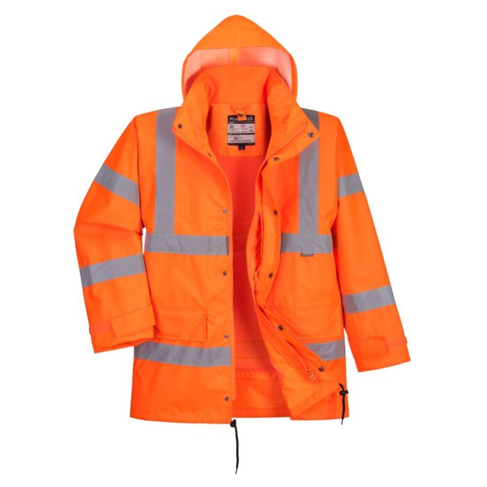 Portwest Hi-Vis Interactive Jacket Orange Thumbnail