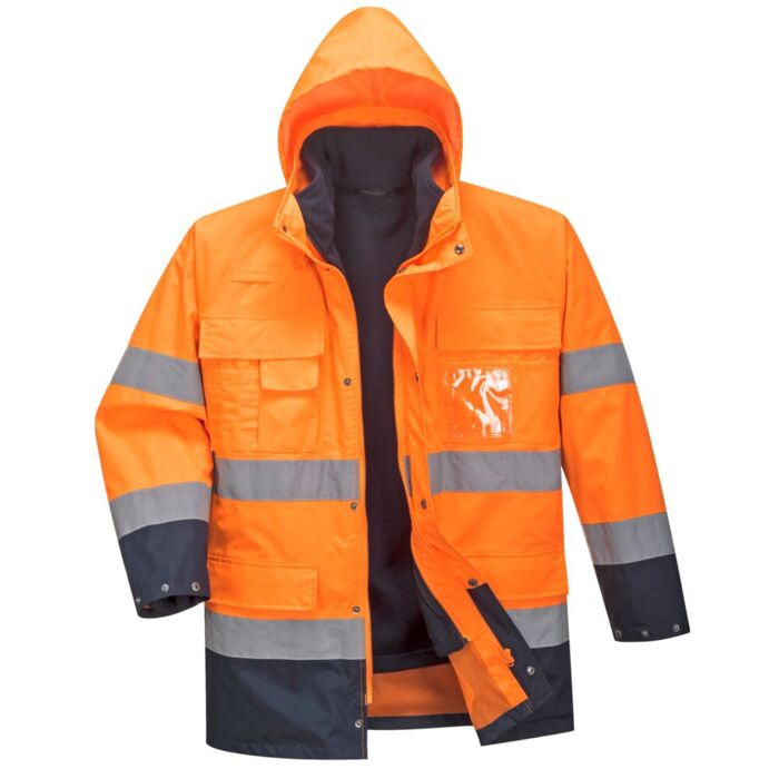 Portwest Hi-Vis Lite 3in1 Jacket Orange Thumbnail
