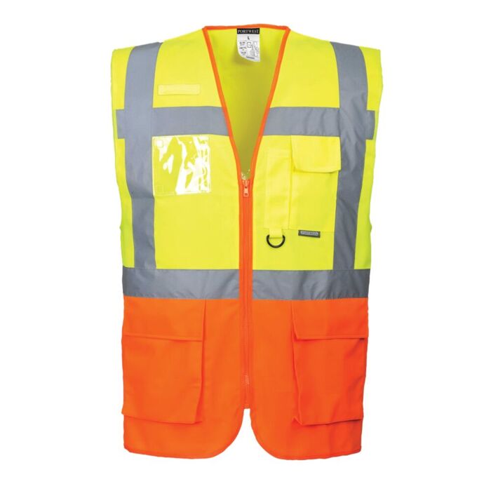 Portwest Prague Executive Vest Yellow/Orange Thumbnail